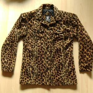 Dollhouse Leopard Fur Jacket sz M
